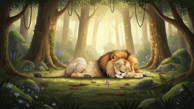 部下に救われた上司の話──イソップ童話『ライオンとネズミ』が教える謙虚さの価値