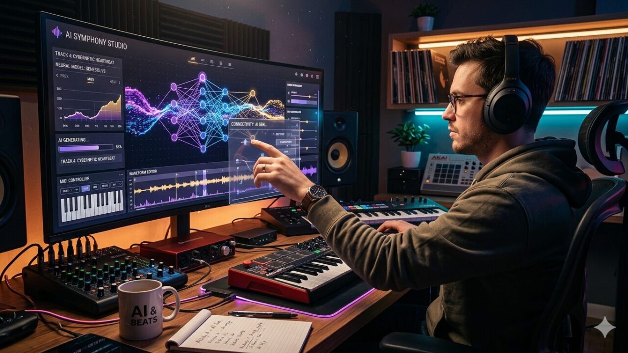 楽器も音楽知識も不要！AI音楽生成で始めるBGM副業——著作権フリー曲を動画クリエイターに売る完全ガイド