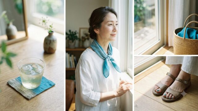 「夏の黒」にさようなら。40代からのおしゃれを軽やかにする『新橋色』の魔法