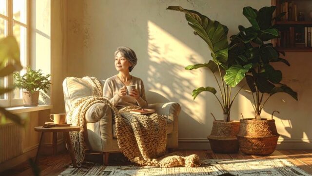 静かな部屋に温もりを。40代・50代シングルの暮らしにそっと寄り添う観葉植物