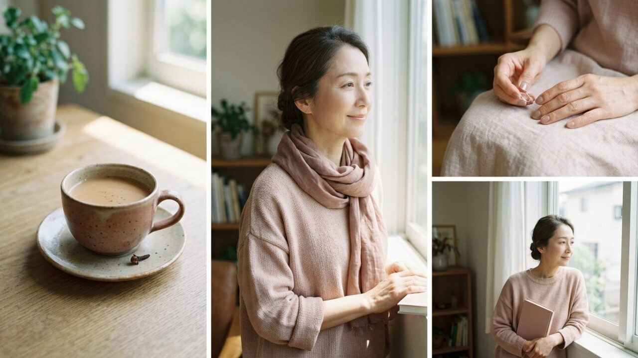 40代50代の「何を着ても似合わない」を解決!秋の肌を美しく魅せる『丁子香(ちょうじこう)』の大人コーデ術