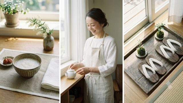 乳白色でつくる秋の装い｜40代・50代に似合う、温もりのある上品な白